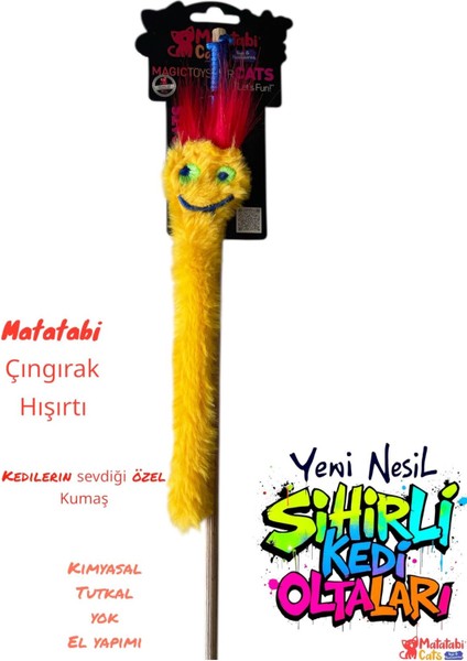 Olta Zobi (Hışırtılı,çıngıraklı ,matatabi Li,muhteşem Kumaşlı Kedi Oltası) modelleri