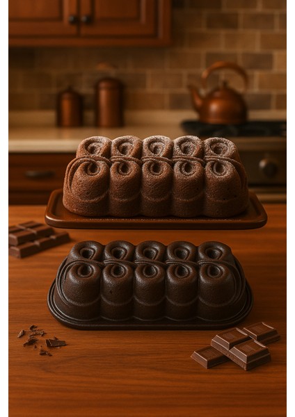 Gül Baton Kek Kalıbı ( 333*142*90 mm ) modelleri