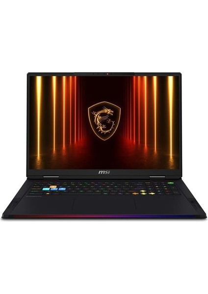 Msı 18" Qhd Raıder A18 Hx A9WHG-266TR Ryzen 9 9955HX3D-32GB Ddr5 Ram-1tb NVME-12GB RTX5070TI-W11H 240HZ