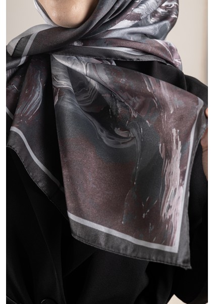 Dijital Kristal Desenli Eşarp 95x95 – Pastel Desen-3 fırsatları