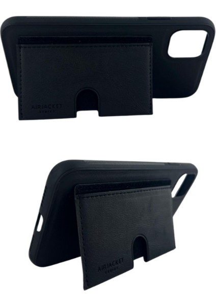 Kartlıklı Tutacaklı Iphone Hakiki Deri Koruyucu Kılıf Iphone 13 Pro modelleri