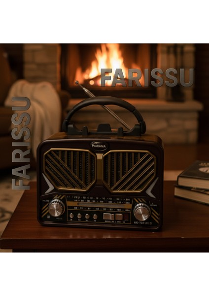 Taşınabilir Güneş Panelli Nostaljik Radyo Işıldaklı Fm/am/sw Desteği Usb/tf Kart Girişli fiyatları