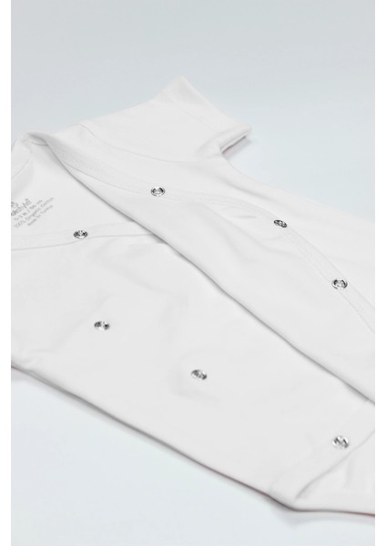 Organik Natural Basic Style Kruvaze Yarım Kol Body BS17101 Beyaz fırsatları