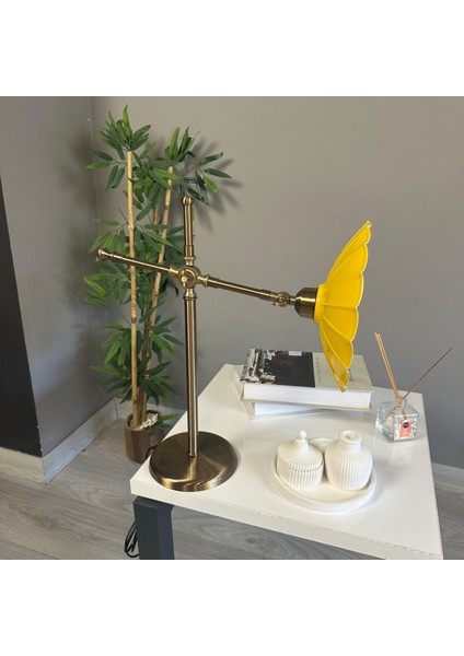 Risso Sarı Masa Lambası Dekoratif Abajur Çocuk Odası Başucu Lambası Okuma Lambası modelleri
