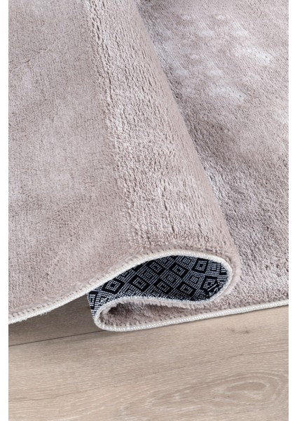 Puffy Peluş Post, Overlok Kaymaz Taban Halı 8 Renk Siyah fiyatları