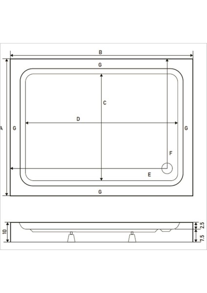 Frey Dikdörtgen Slimblok Duş Teknesi, Monoblok fırsatları