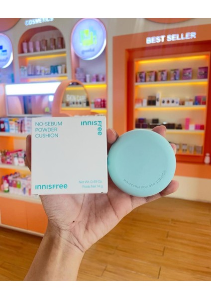 Innisfree- No Sebum Mıneral Pact(Kuru Şampuan-Yüzdeki Yağ Kontrolü)(Uçanfil)