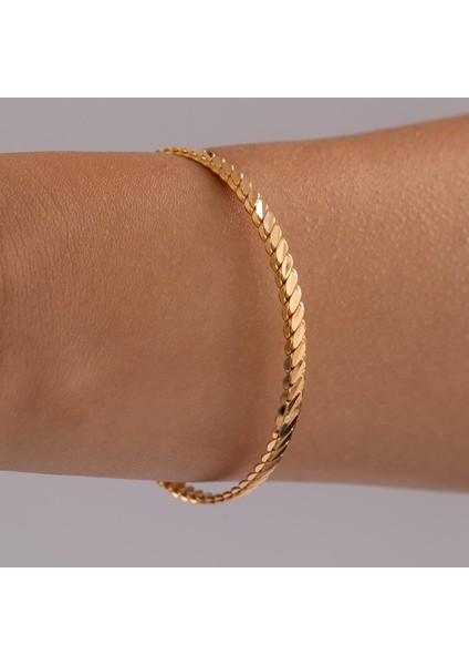 15 Gram (Gr) 3'lü Burma Bilezik 22 Ayar Yatırımlık Işçiliksiz