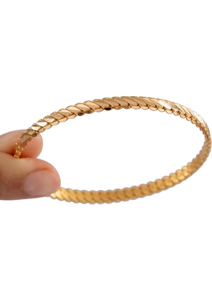 15 Gram (Gr) 3'lü Burma Bilezik 22 Ayar Yatırımlık Işçiliksiz modelleri