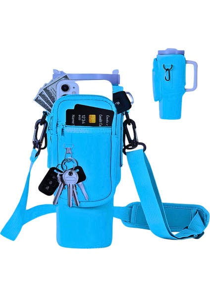 Stanley Quencher Pipetli 1.18 Lt Termos Kılıfı Omuz Askılı Termos Çanta Fermuarlı Cepli Kılıf Çanta fiyatları