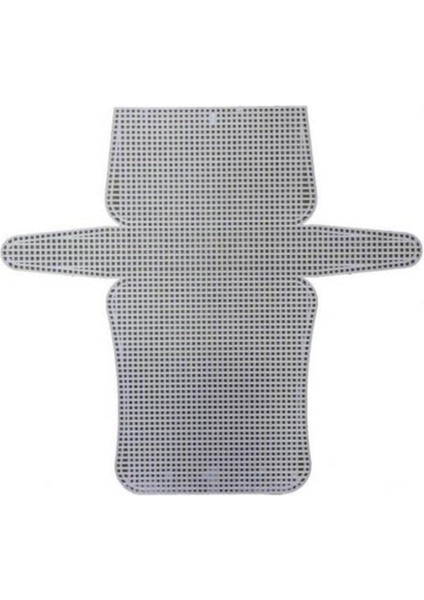 Kanvas Sade (45 Cm) Beyaz