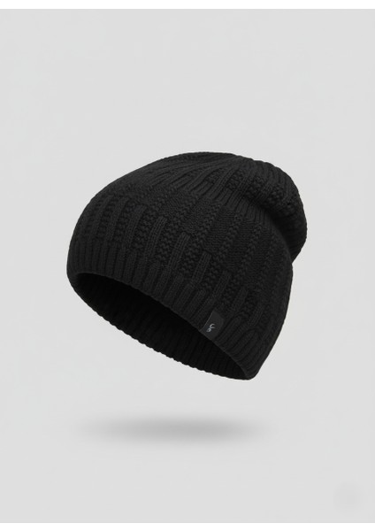 Klasik Bere Polar Astarlı Soğuktan Koruyucu Soft Dokuma Unisex