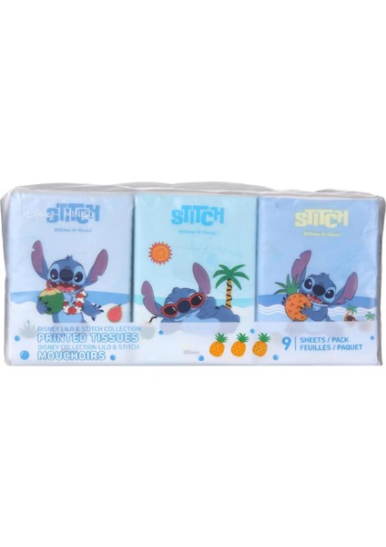 Disney Lilo & Stitch Lisanslı Baskılı Mendiller 9yp. (9 Paket) fırsatları