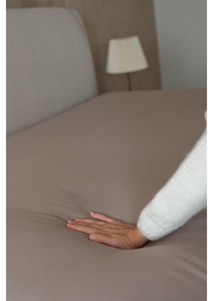 Çift Kişilik Lastikli Çarşaf Gri modelleri