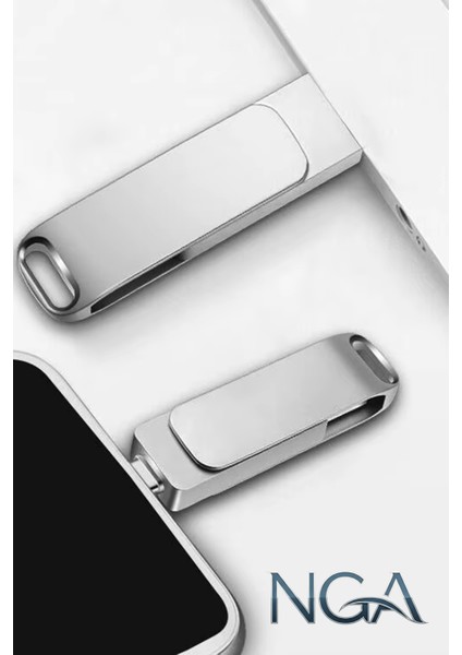 32GB Kapasiteli Otg Flash Bellek Type-C Metal USB Bellek - Telefon Pc Uyumlu fiyatları