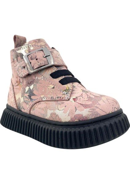 Aquarium Nakışlı Deri ve Ortopedik Bebe Bot Pudra fiyatları