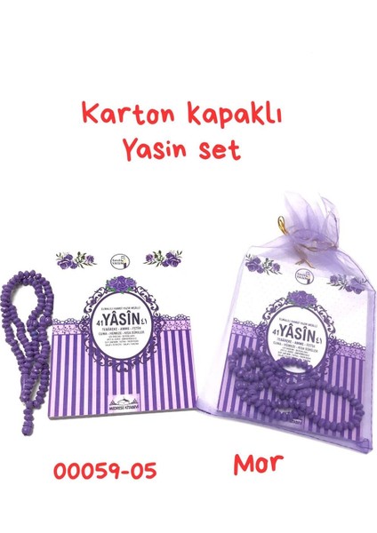 00059 Set Karton Kapaklı Yasin