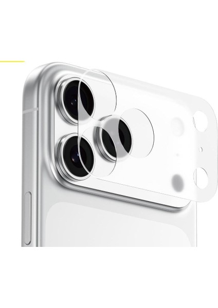 B iPhone 17 Pro Uyumlu Invisible Shock-Resistant Lens Modülü Koruma Filmi