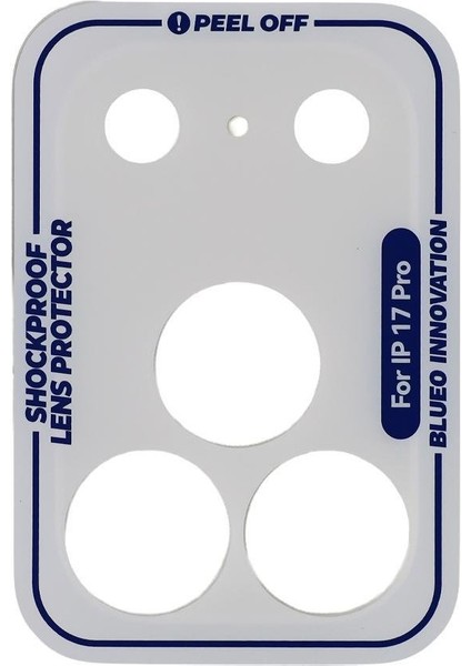 B iPhone 17 Pro Uyumlu Invisible Shock-Resistant Lens Modülü Koruma Filmi fiyatları