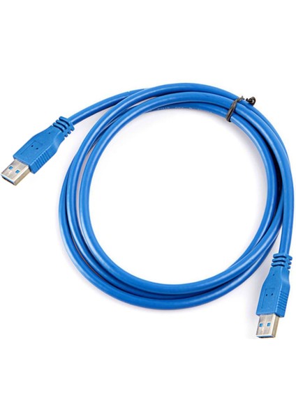 USB 3.0 Erkek E-E Şarj ve Data Kablosu Mavi 2m fiyatları