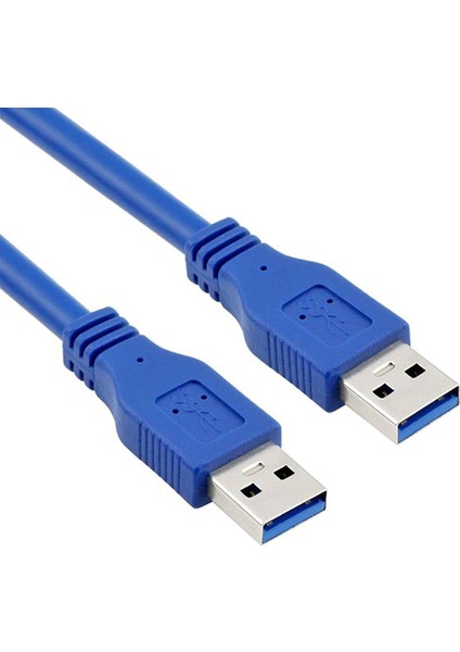 USB 3.0 Erkek E-E Şarj ve Data Kablosu Mavi 2m modelleri
