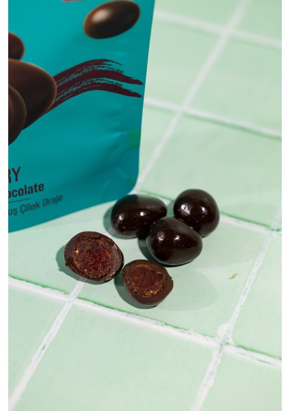Bitter Çikolata Kaplı Çilek Draje modelleri