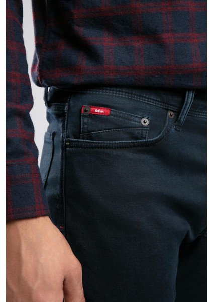 Harry Orta Bel Düz Kesim Düz Paça Erkek Jean Pantolon Abigail Isl Dark fırsatları