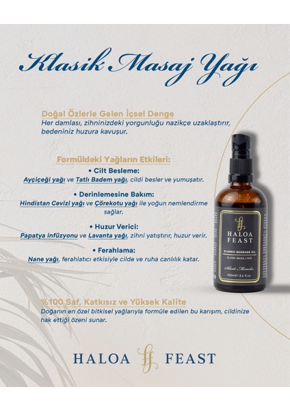 Klasik Masaj Yağı 100 ml -Classic Massage Oil 100 ml 3,4 Fl.oz modelleri