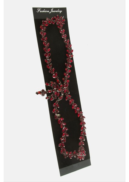 Çiçek Kristal Taşlı Alınlık