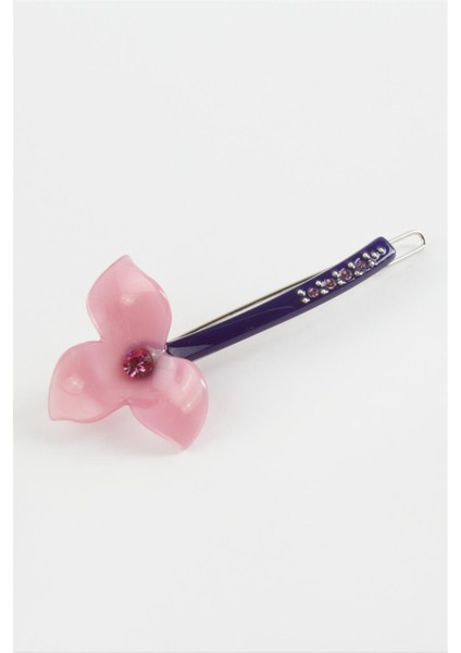 Orkide Çiçek Klipsli Toka