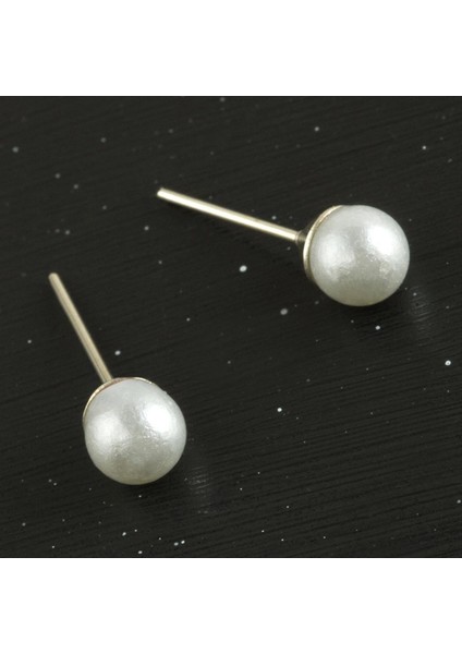 Top Incili Küpe 6 mm