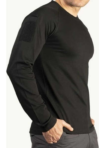 Outdoor Taktik Uzun Kol T-Shirt Siyah modelleri