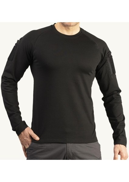 Outdoor Taktik Uzun Kol T-Shirt Siyah fırsatları