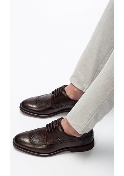 Berrat 6158 %100 Hakiki Dana Derisi Erkek Klasik Comfort Ayakkabı