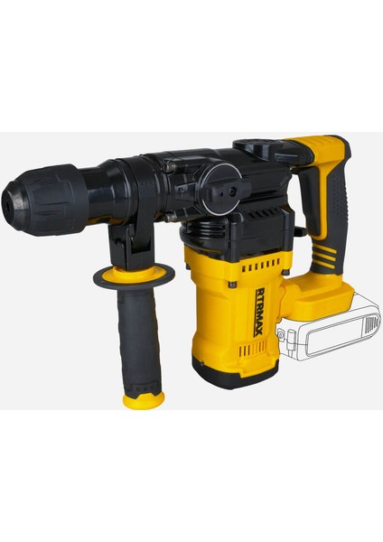 Akülü Elektropnömatik Kırıcı Delici (Sds Plus) 4.5 Jul 26MM *aküsüz* X-Lıon modelleri