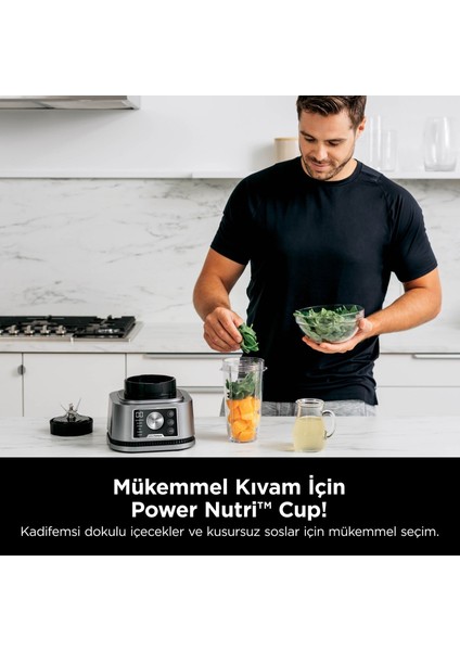 2,1 Litre Power Blender & Processor Sürahi Foodi Power 3-In-1 Akıllı Tork ve Auto-Iq Sistemli Nutri Blender,ezin, Doğrayın, Harmanlayın ve Karış fiyatları