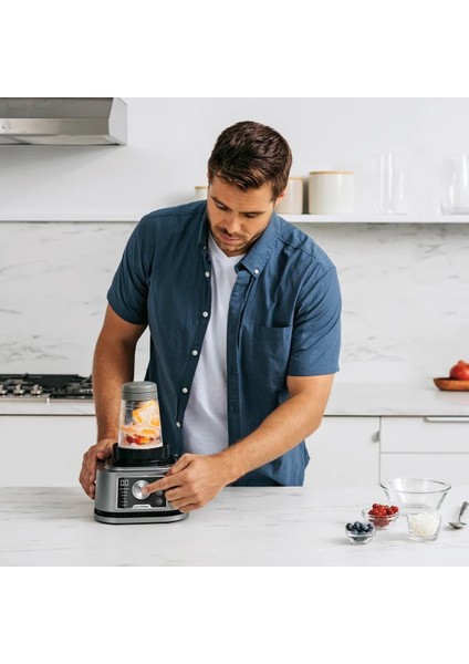 2,1 Litre Power Blender & Processor Sürahi Foodi Power 3-In-1 Akıllı Tork ve Auto-Iq Sistemli Nutri Blender,ezin, Doğrayın, Harmanlayın ve Karış