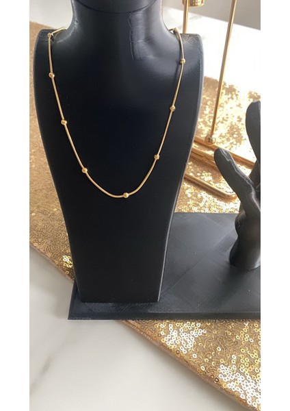 Çelik Altın Kaplama Zincir Kolye indirimleri