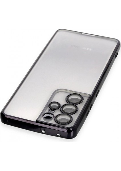 Samsung Galaxy S21 Ultra Kılıf Razer Lensli Silikon - Siyah (K95) modelleri