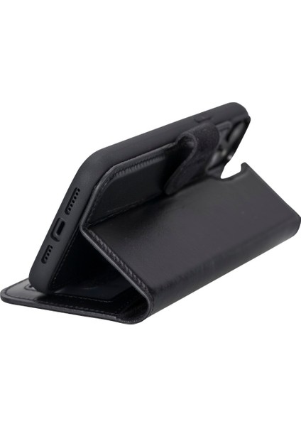 Apple iPhone 14 Plus Uyumlu Deri Cüzdanlı Kılıf Mwwn Rst1 Siyah fiyatları