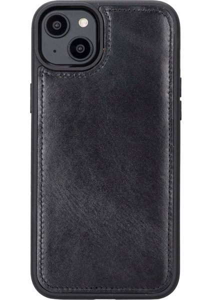 Apple iPhone 14 Plus Uyumlu Deri Cüzdanlı Kılıf Mwwn Rst1 Siyah modelleri