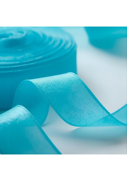 Organze Kurdele, 20 Metre Turkuaz