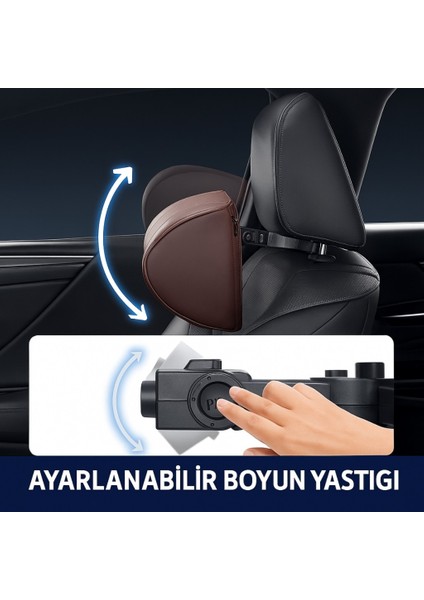 Ayarlanabilir Ergonomik Boyun ve Baş Desteği Yastık / Konforlu Sürüş, Maksimum Destek, Universal modelleri