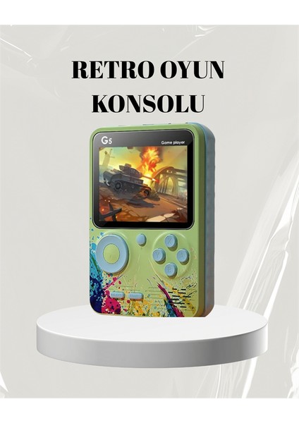 3 Inç Renkli Ekranlı Taşınabilir El Konsolu – G5 Modeli - MCT2713-9056 fiyatları