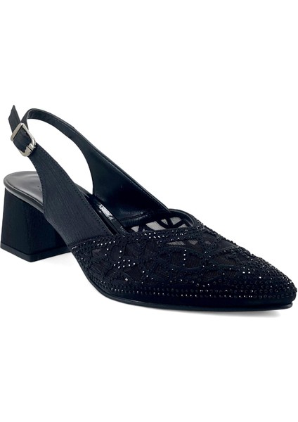 921 25KA Kadın Abiye Ayakkabı Siyah