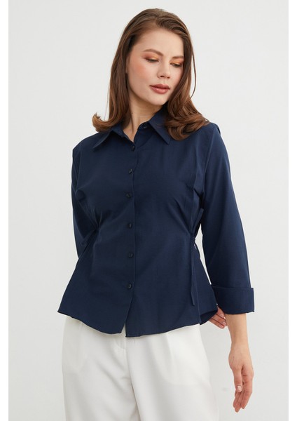 Basic Yanı Bağlama Detaylı Gömlek modelleri