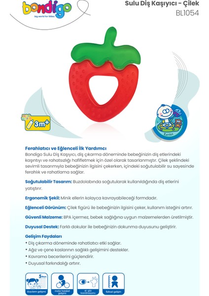 BL1054 Sulu Diş Kaşıyıcı - Iki Renkli Çilek modelleri