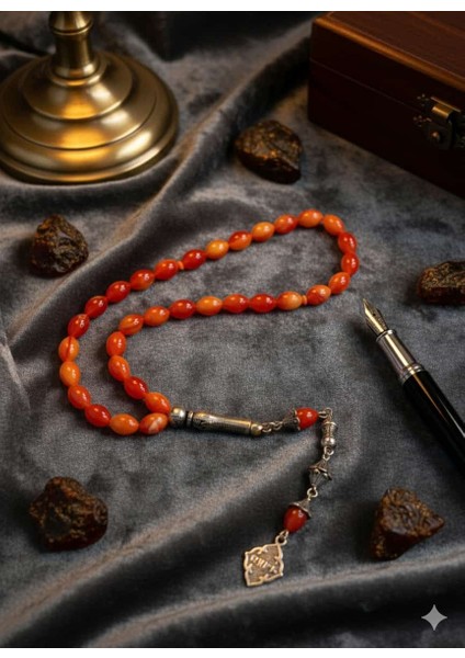 Canlı Kırmızı Toz Kehribar Tesbih Dinamik ve Göz Alıcı fiyatları