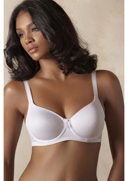 Kadın Beyaz Balenli Toparlayıcı Basic Sütyen Mdt 1950 Yeni Sezon
