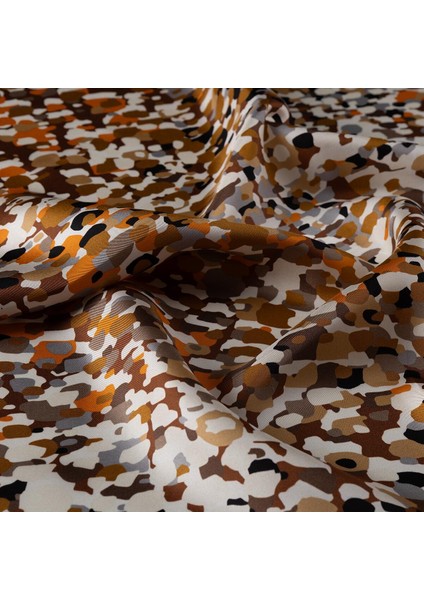 Ipekevi Ilizyon Tivil Ipek Eşarp Siyah Turuncu fiyatları